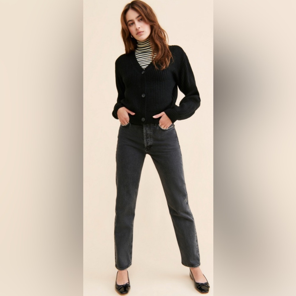 Anthropologie RD Style Krystelle Balloon Sleeve Cardigan. - Picture 4 of 4